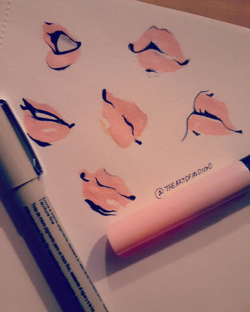 Comic Lips Reference Lip Reference Traditional by ArtofIndigo on DeviantArt