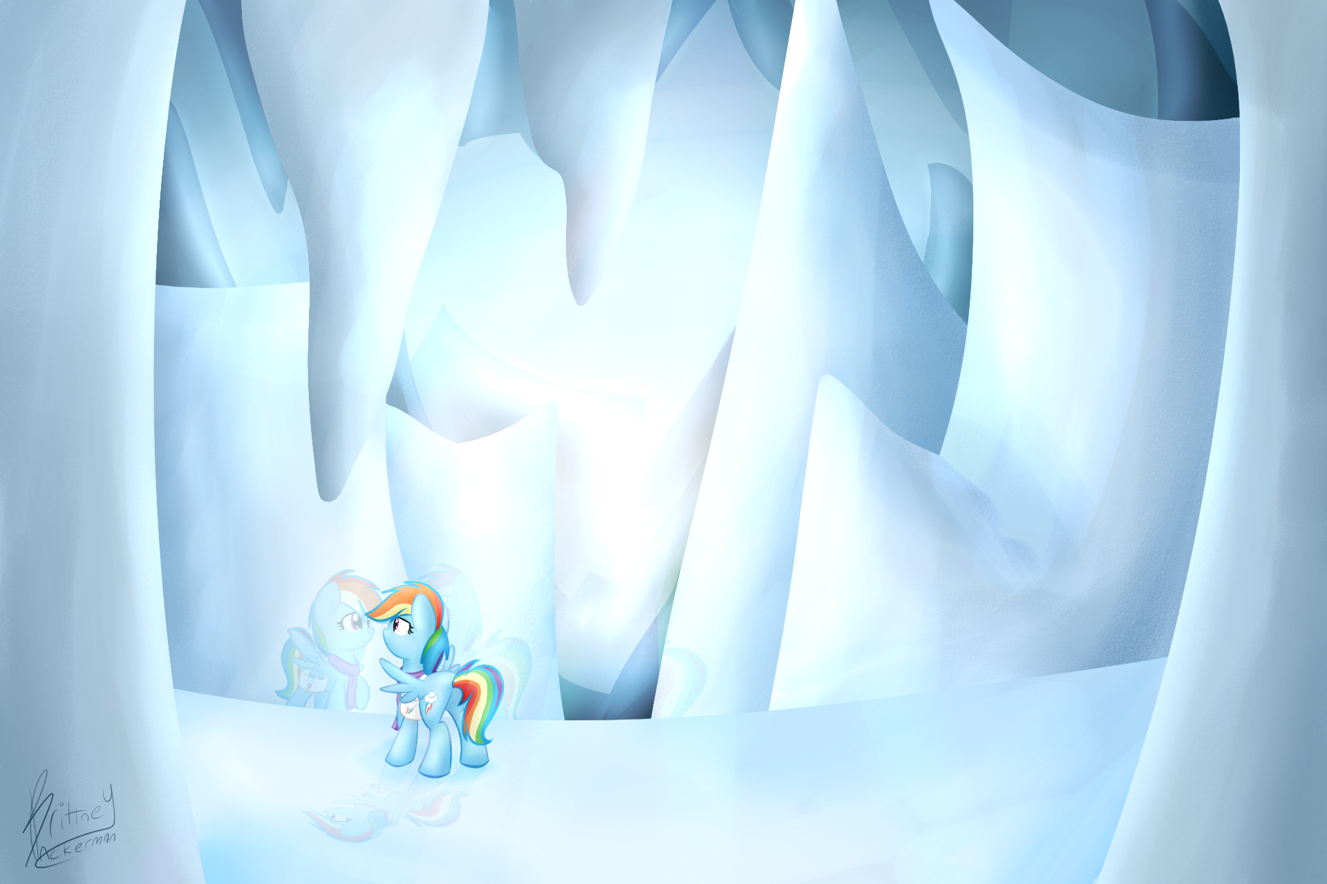 Ice Cavern (Background Practice)