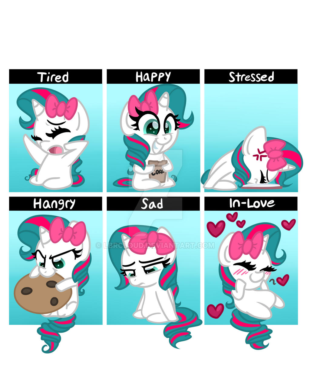 The Many Emotions of Pinkie Rose [RedBubble]