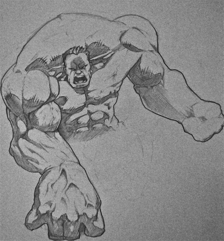 hulk pencil