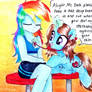 Rainbow Dash And Hypno Heart checkup by Liaaqila