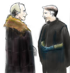 Drawing Petyr Baelish and Roose Bolton