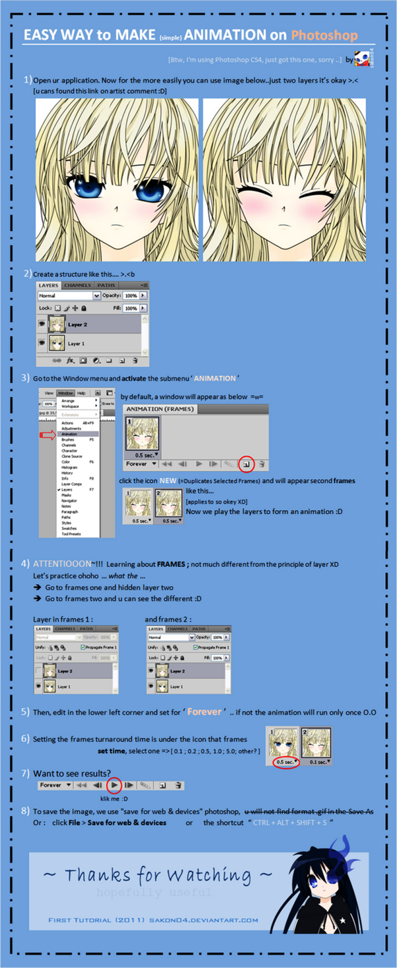 Animation Photoshop Tutorial by Sakon04 on DeviantArt
