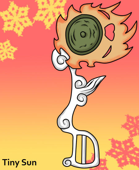 Custom Keyblade - Tiny Sun by ImaginationFTW on DeviantArt