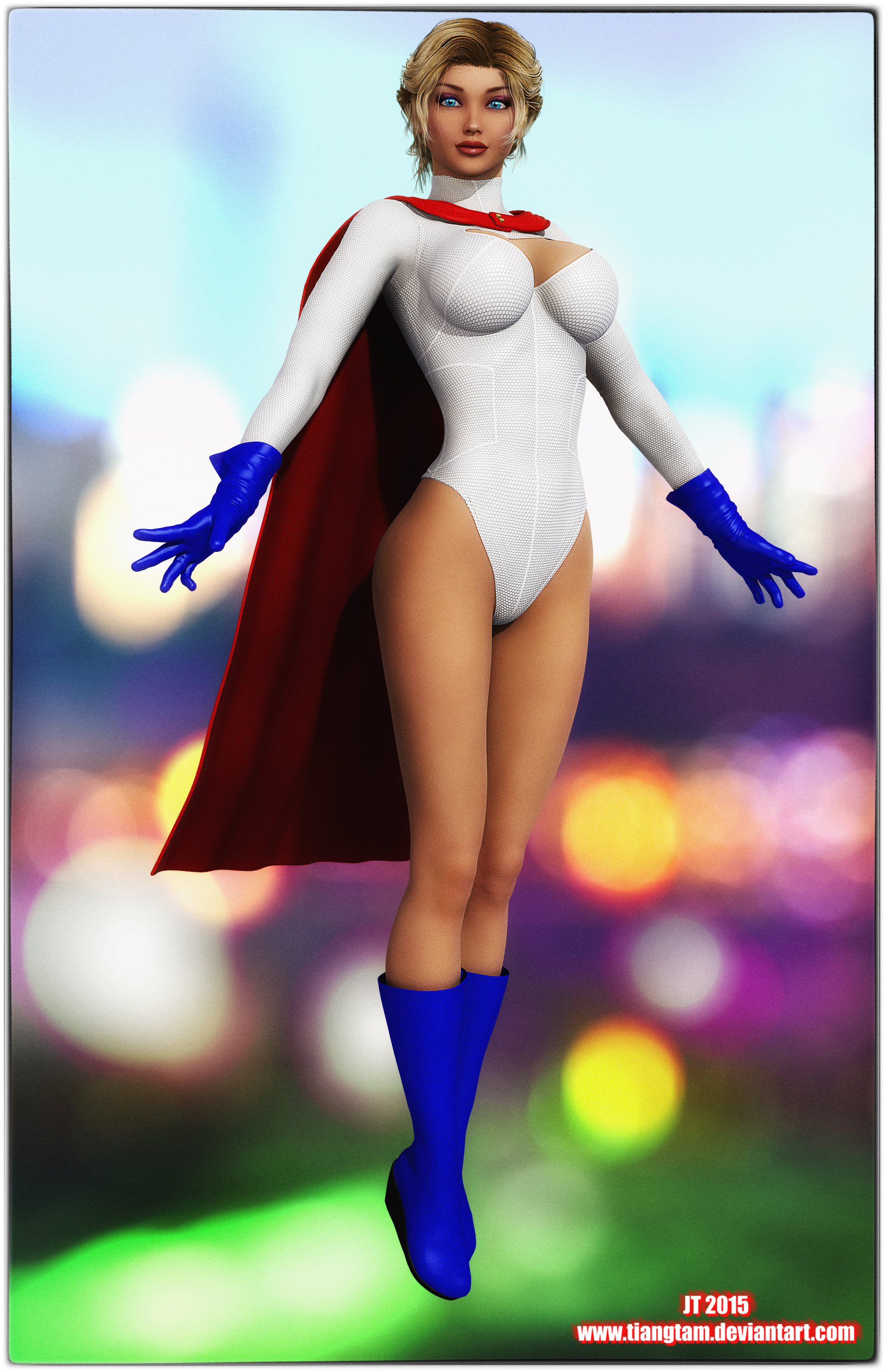 Power Girl---Simple Pin-up