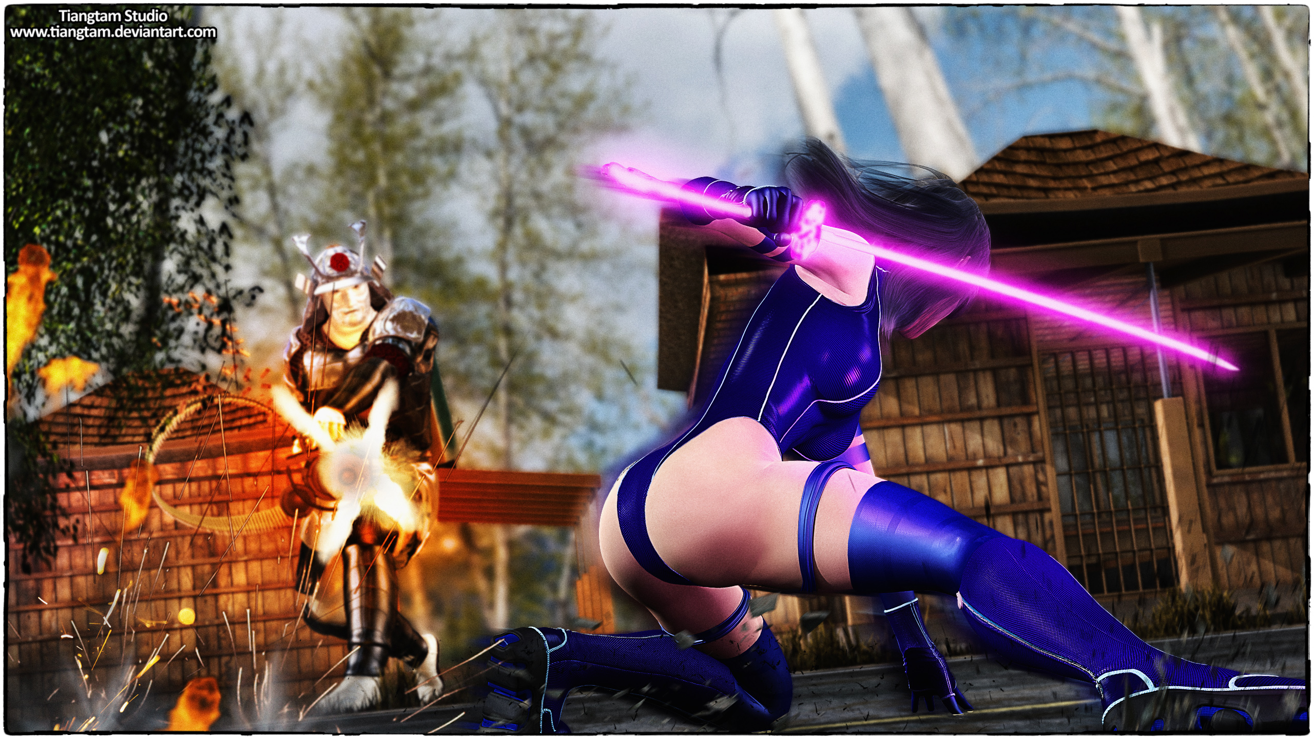 Psylocke and Samuri