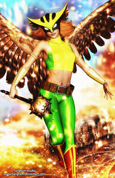 Hawkgirl Pin-up