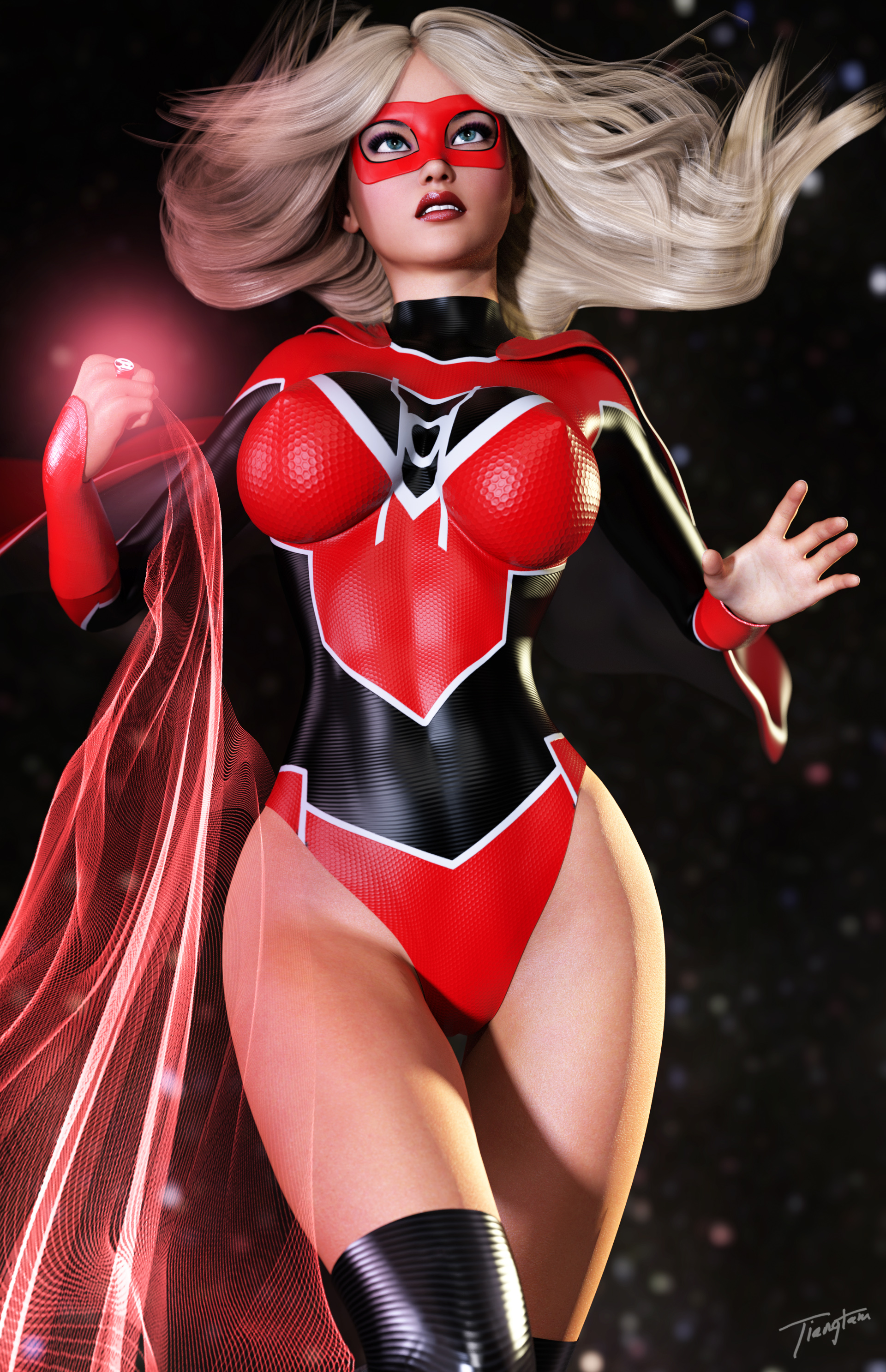 Red Lantern Supergirl II (Remake Series)