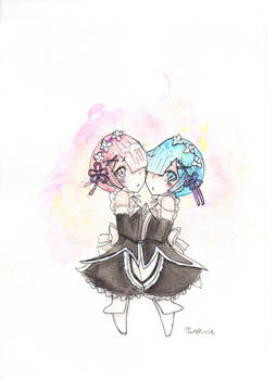 Rem and Ram Chibi