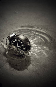 Beauty of Water and Clock