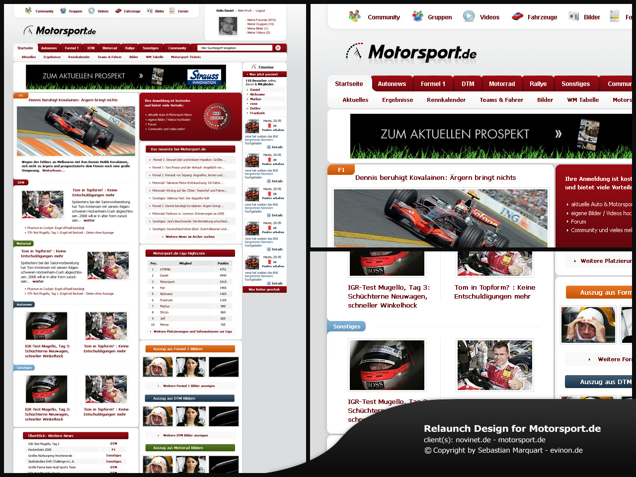 motorsport.de relaunch