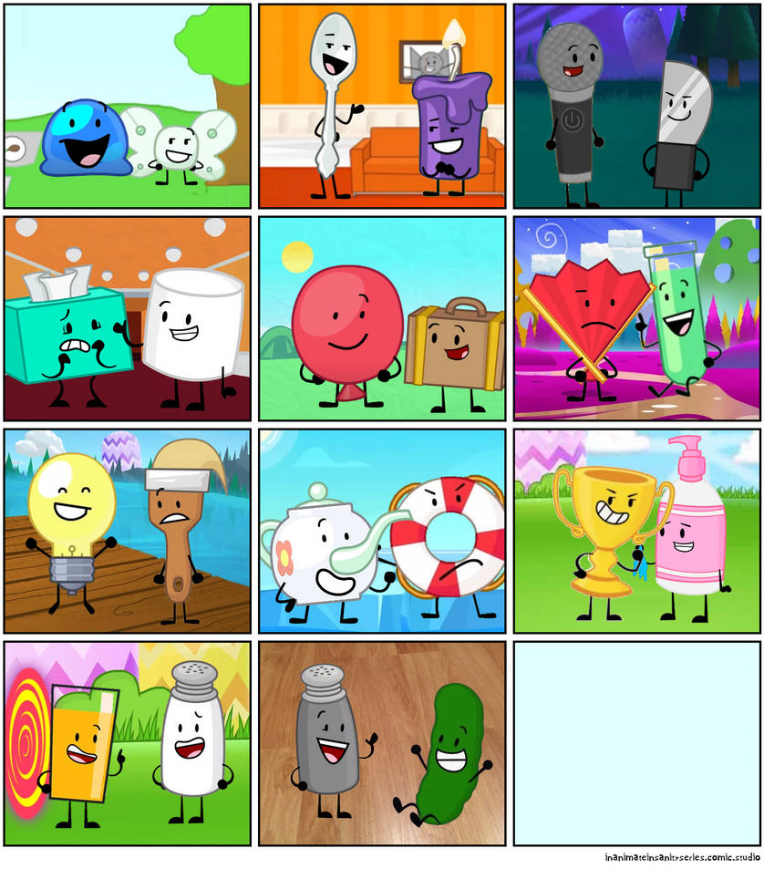 rate my inanimate insanity ships by rootpackfan on DeviantArt