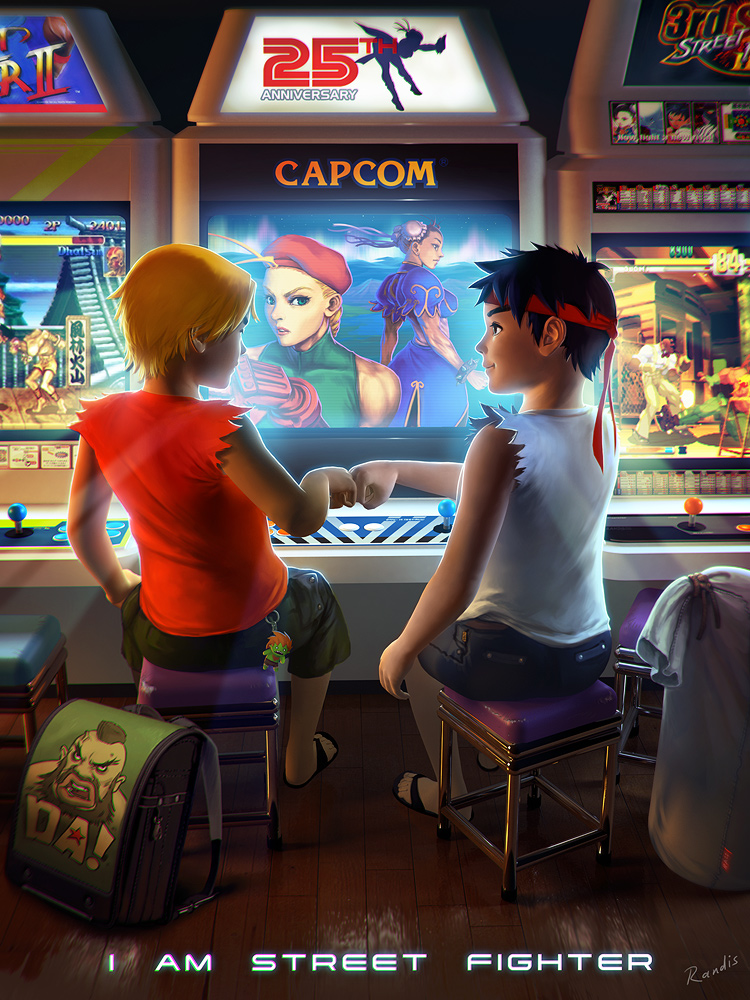 Cammy and Chun Li Street Fighter Alpha 3 by Edwin Huang, in legacy