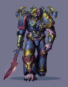 Chaos Space Marine (Slaanesh) 40k fanart