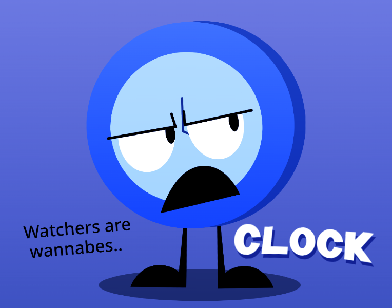 Clock (BFDI) by allykatsss on DeviantArt
