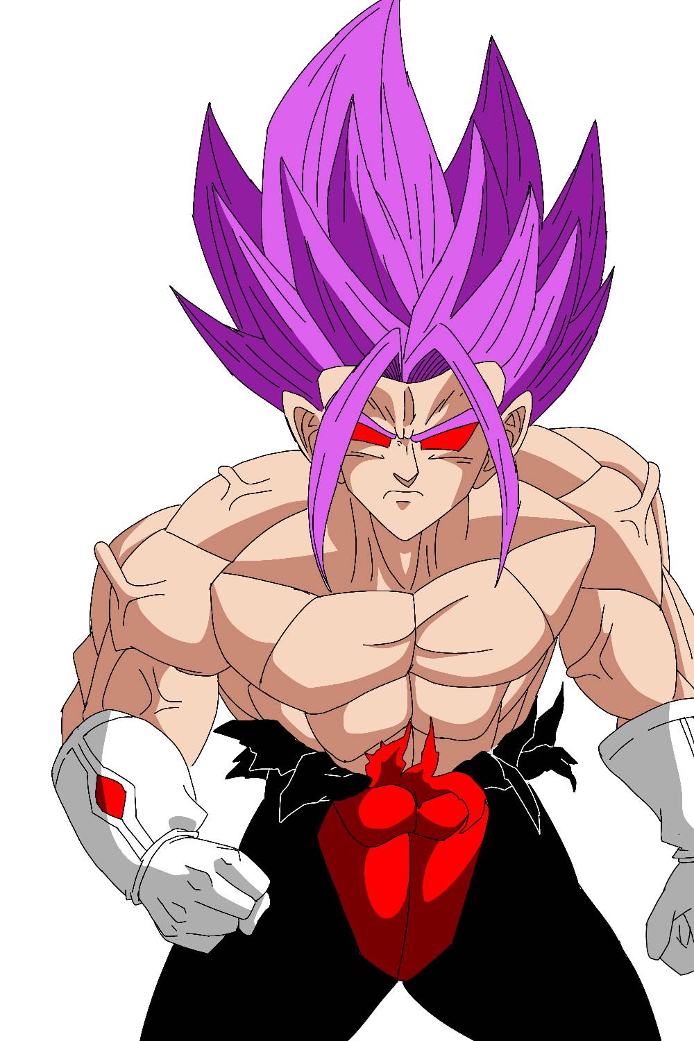 Lorde Lukas Ssj purpura lvl 1 colorido by LordeLukas on DeviantArt