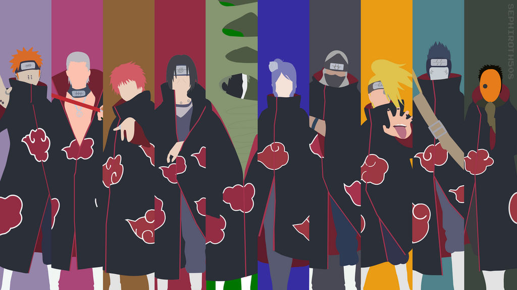 The Akatsuki | Naruto Shippuden | Minimalist by ...