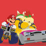 Mario v. Bowser (Mario Kart 8) | Minimalist