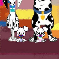 Baby Dylan and Dolly Dalmatian