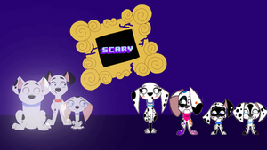 101DS Style Title Card: Scary