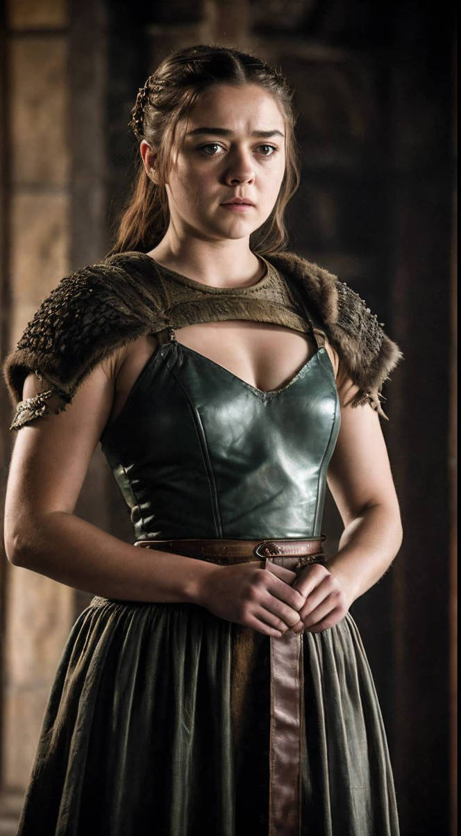 Arya Reeds Gorgeous Arya Stark... by DigitalDreamscaper on DeviantArt