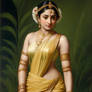 Ancient Indian Beauty... Digital oil painting...