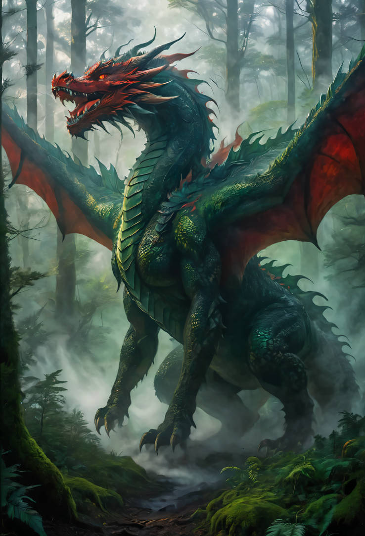Monster Dragon #4 by DigitalDreamscaper on DeviantArt