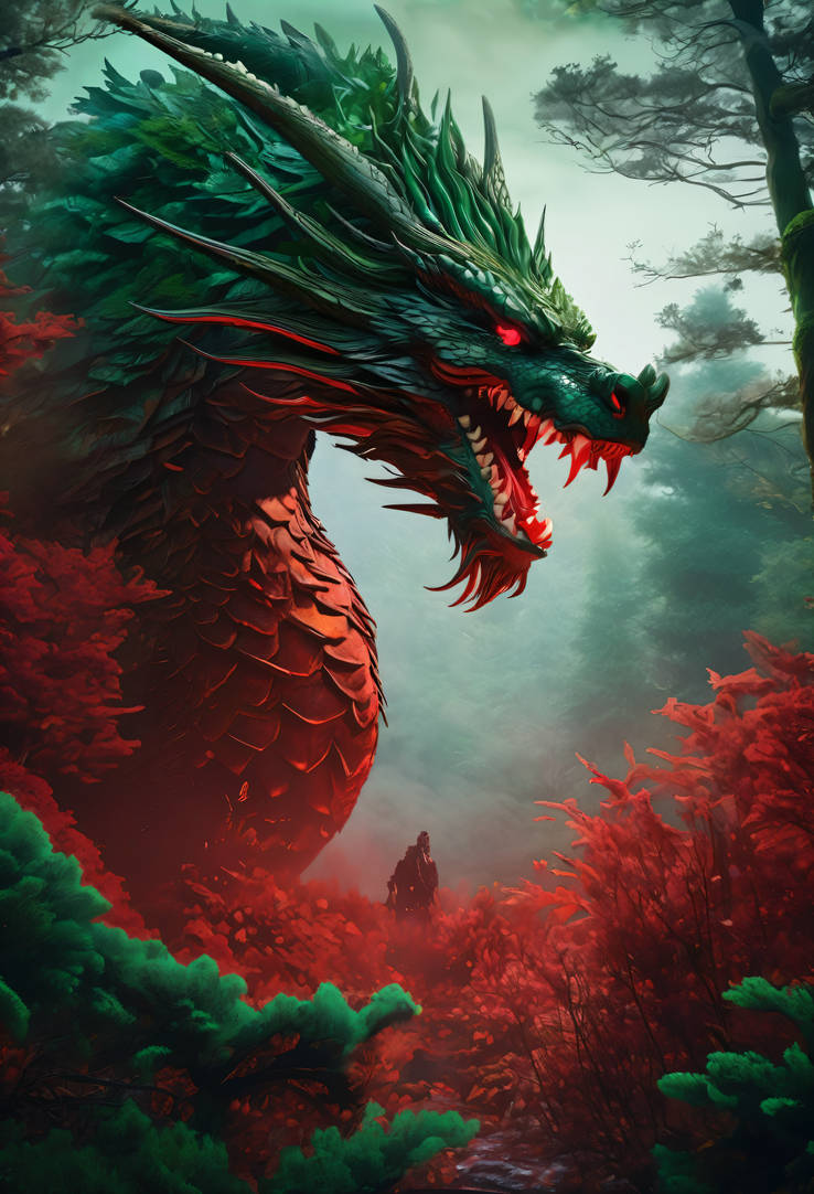 Monster Dragon #5 by DigitalDreamscaper on DeviantArt