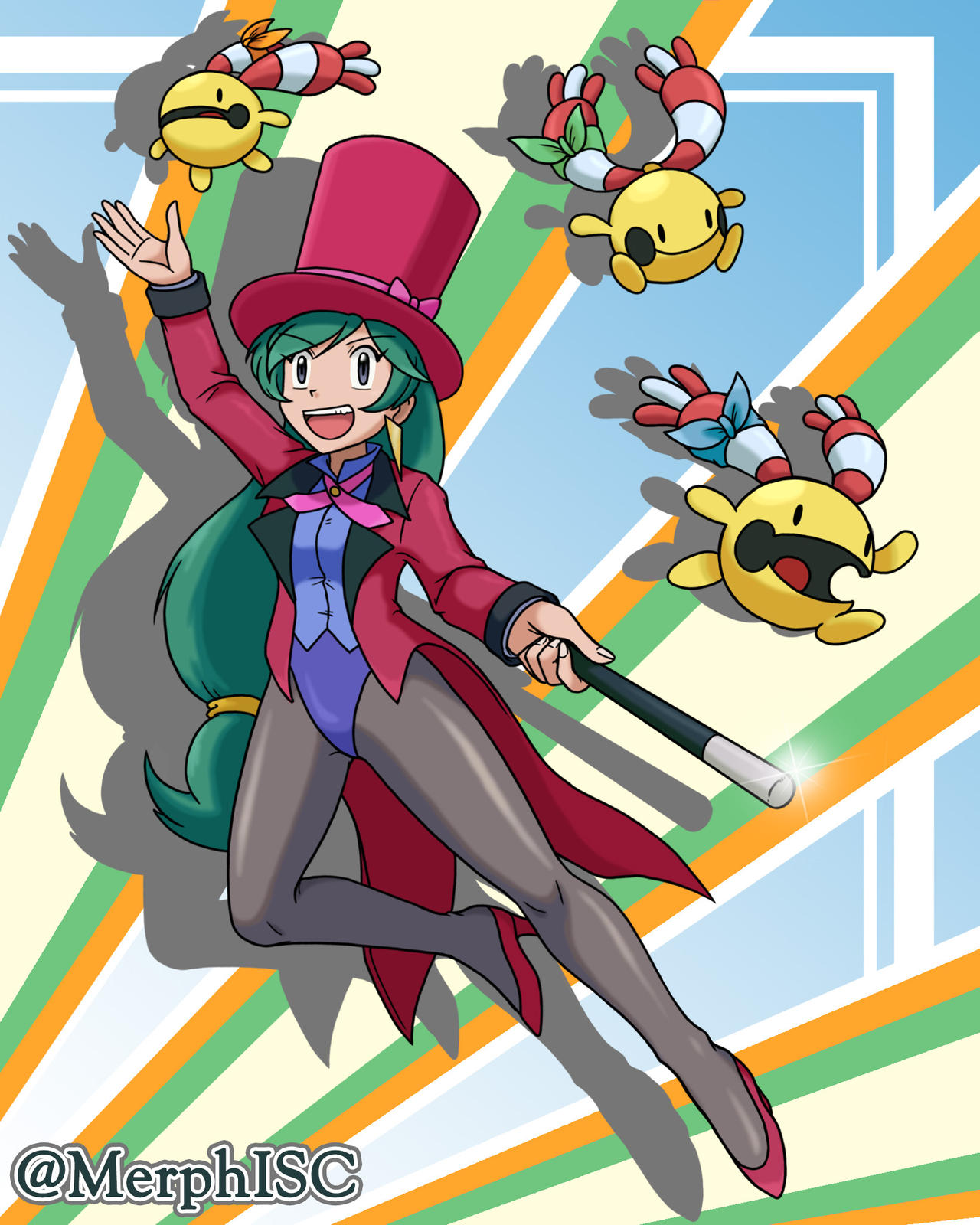 Pokemon Magician Francesca by MerphISC on DeviantArt
