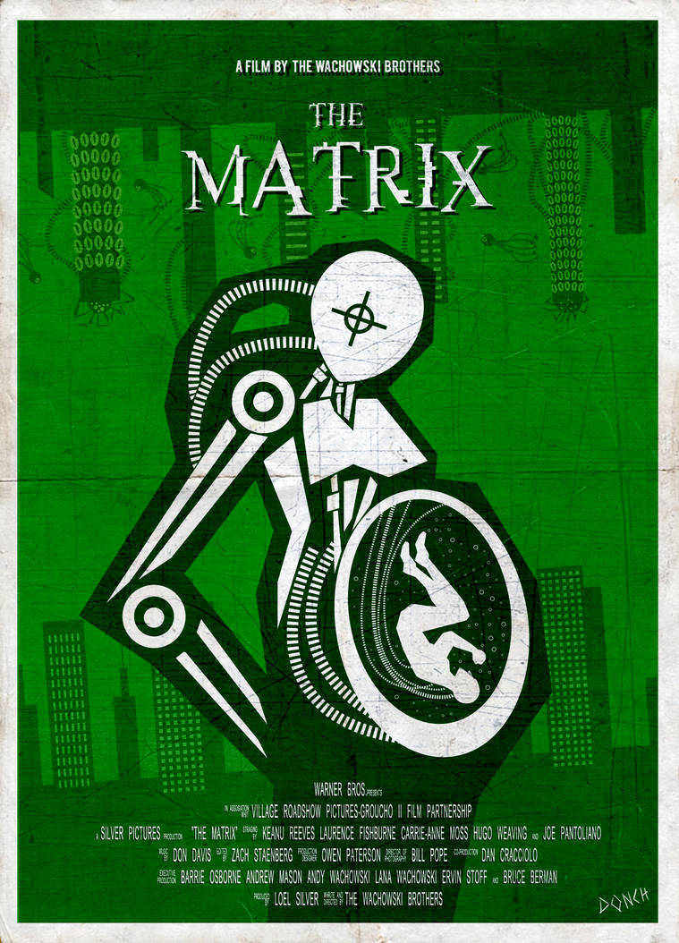 Matrix minimal poster by israeldonch on DeviantArt