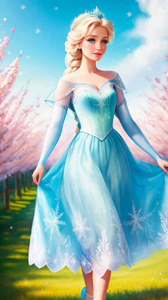 Elsa online spring dress