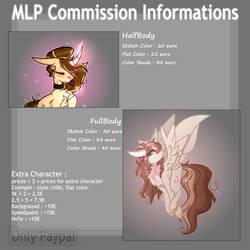 MLP Commissions Informations [OPEN]