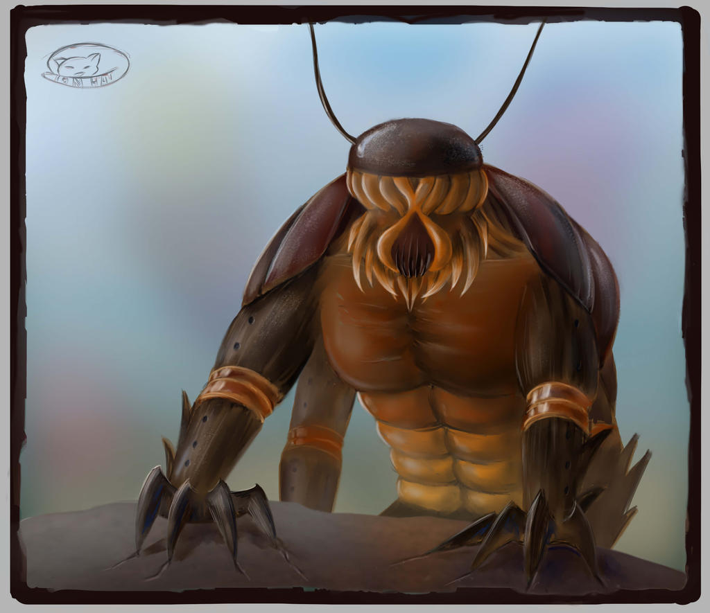 Cockroach Insectoid Dnd DnD Monster: Insect Humanoid Cockroach by IonHat on DeviantArt