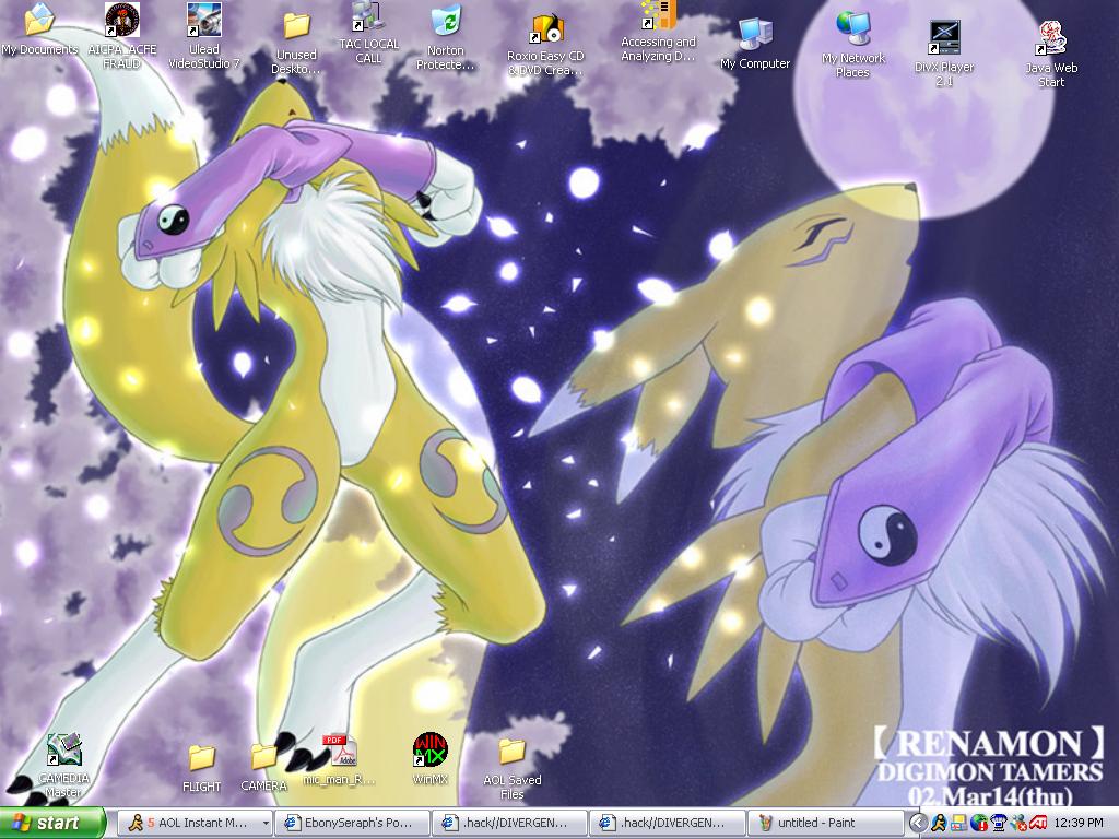 Renamon Computer Renamon Wallpaper by lyrabardock on DeviantArt
