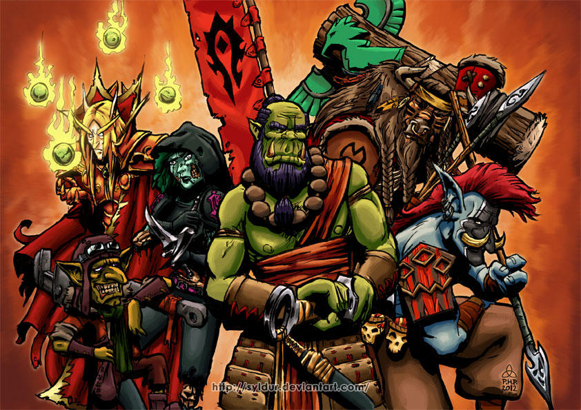 Horde Races (Color) by Syldur on DeviantArt