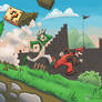 30 years ago, in the Mushroom Kingdom ... (color)