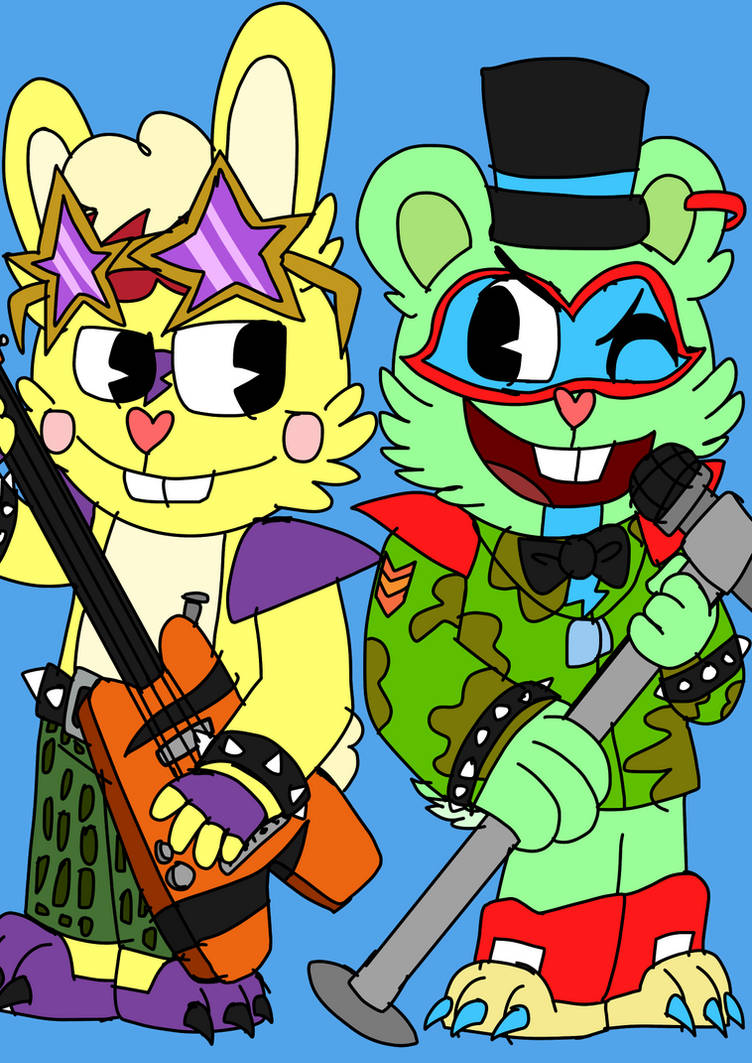 Htf x fnaf sb - cuddles and flippy by mylittlepony41 on DeviantArt