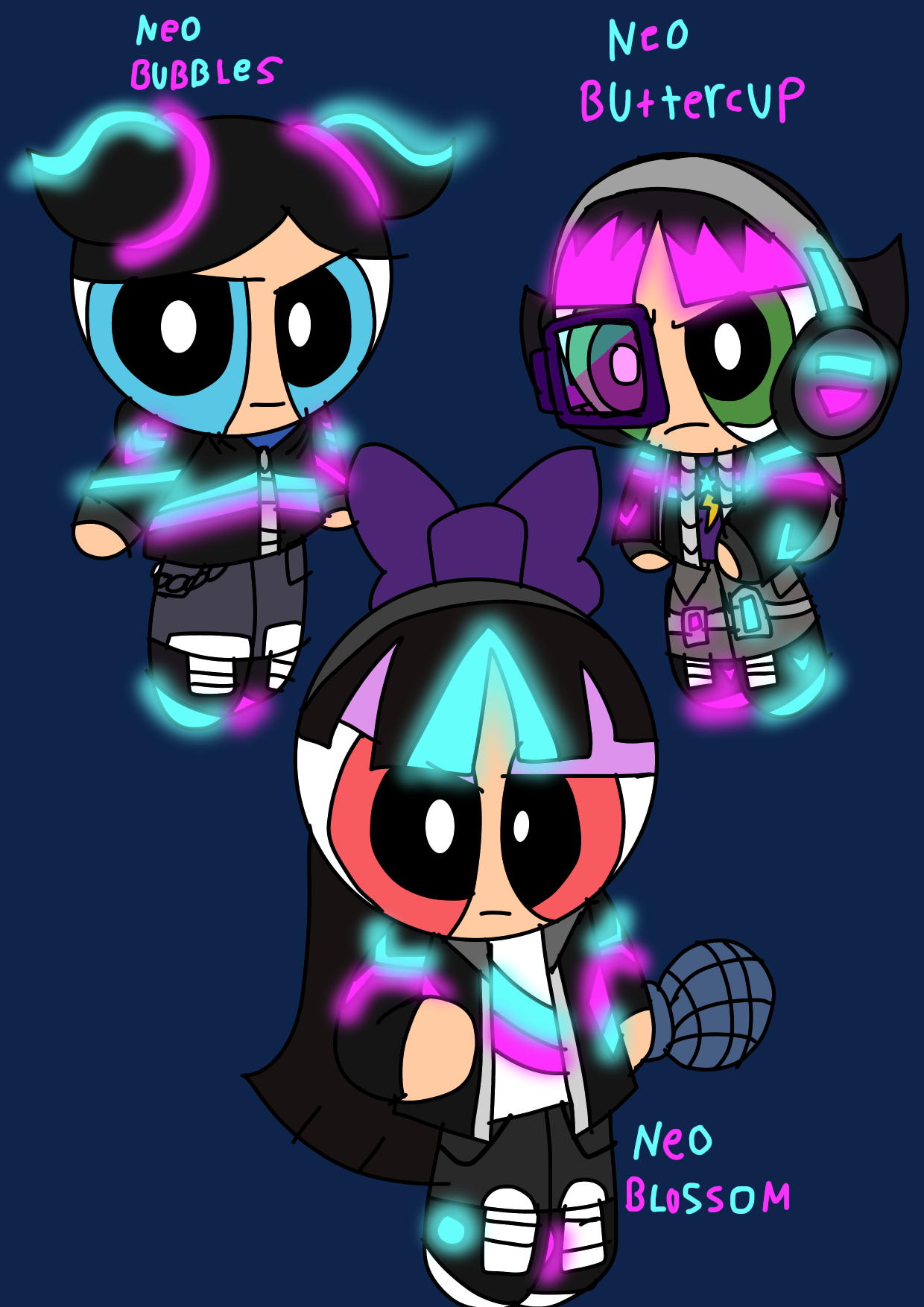 TheKnackMaster77 on X: PPG Nightmare mode (FNF INDIE CROSS Nightmare  inspiration) #PPG #powerpuffgirls  / X