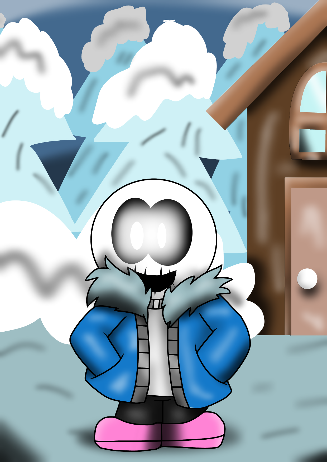 Sans animation for my AU(animated in scratch) by MrJSAB on DeviantArt