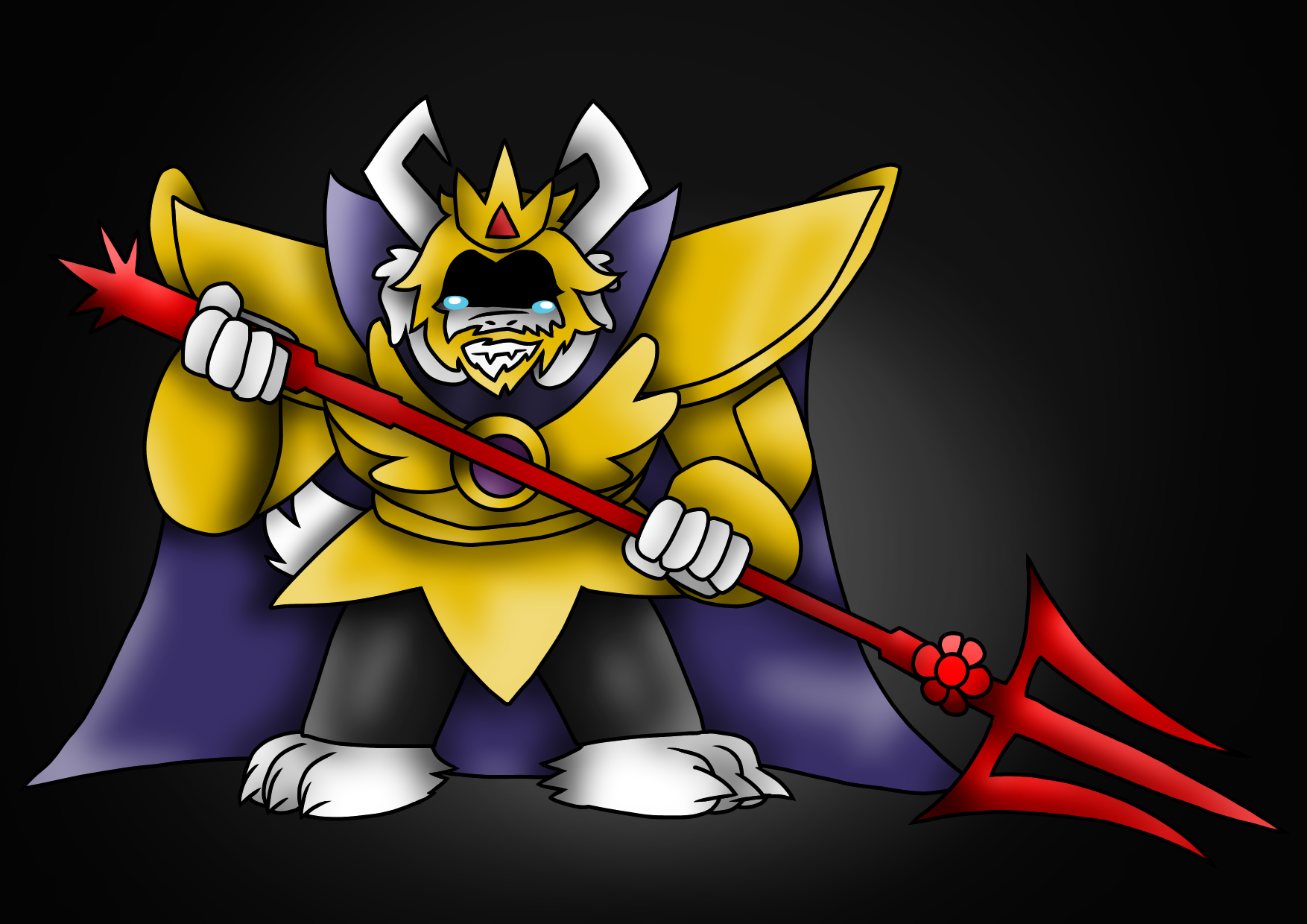 Asgor Mask King asgore (crying) by mylittlepony41 on DeviantArt