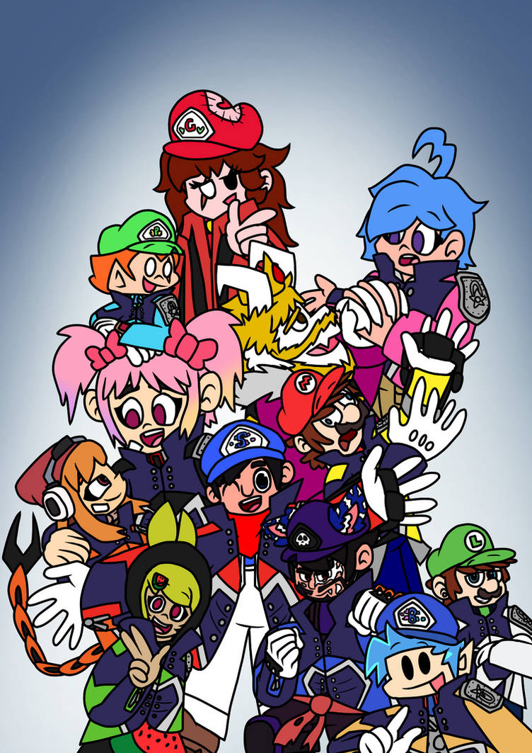 Smg4 kyuranger the squad by mylittlepony41 on DeviantArt