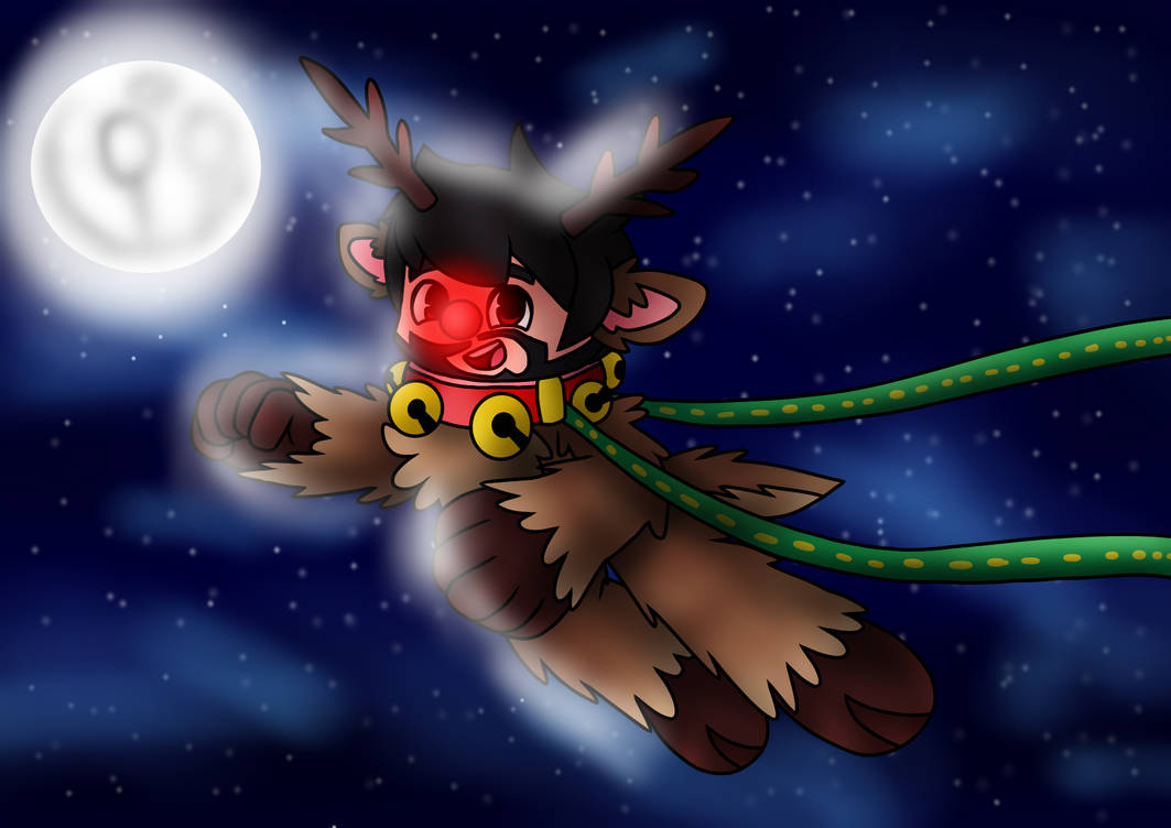 Animated Rudolph Flying Rudolph smg3 flying through the sky by mylittlepony41 on DeviantArt
