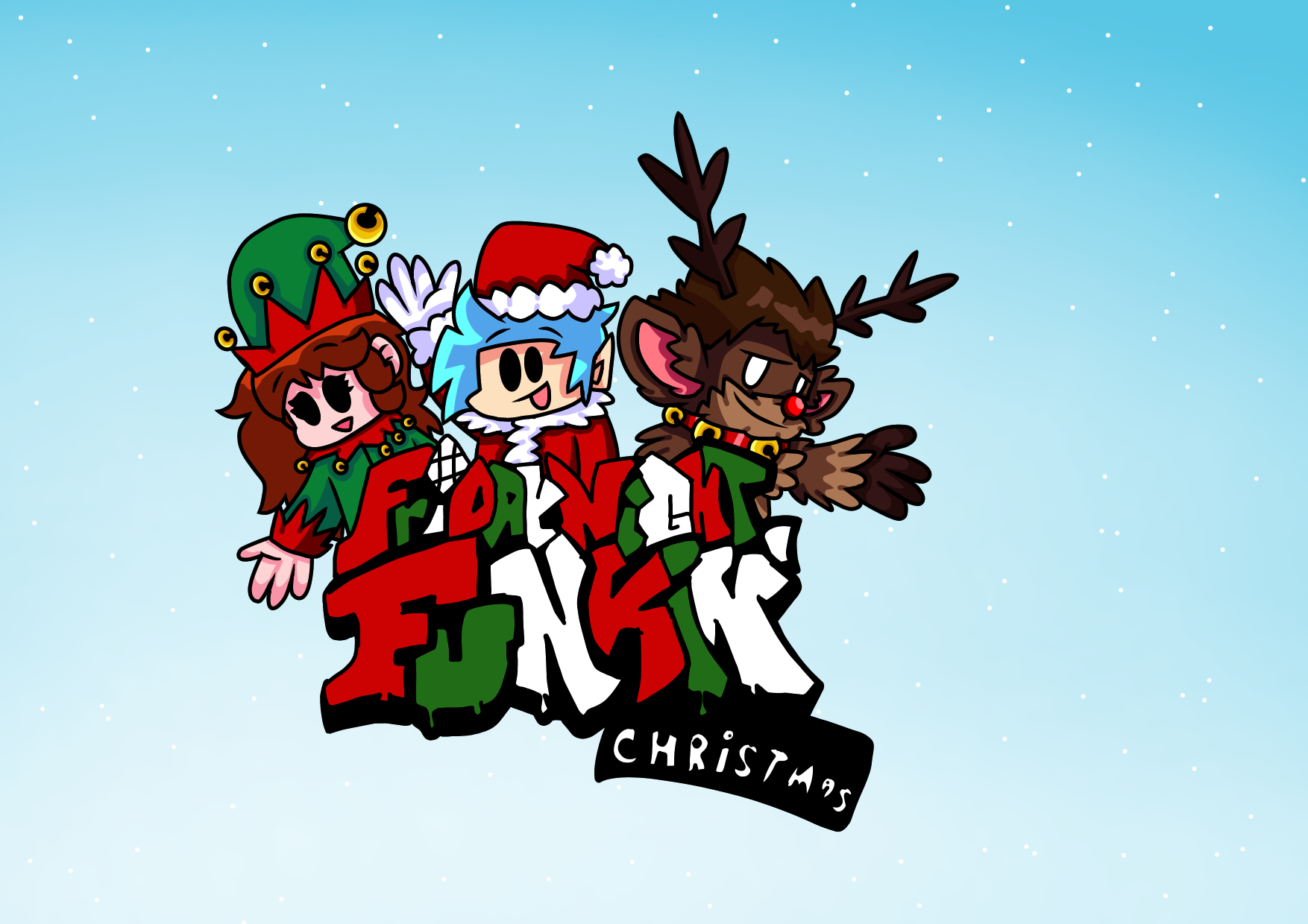Friday night funkin Christmas mod by mylittlepony41 on DeviantArt