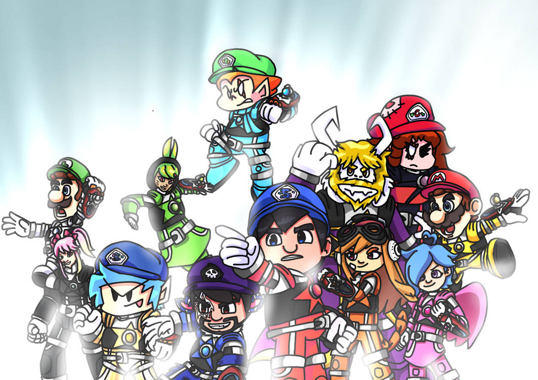 Smg4 kyuranger (the kyuranger team) by mylittlepony41 on DeviantArt