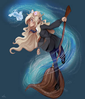 Luna Lovegood and her Patronus