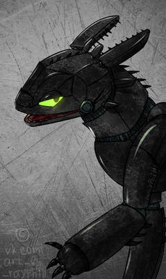 toothless is animatronic