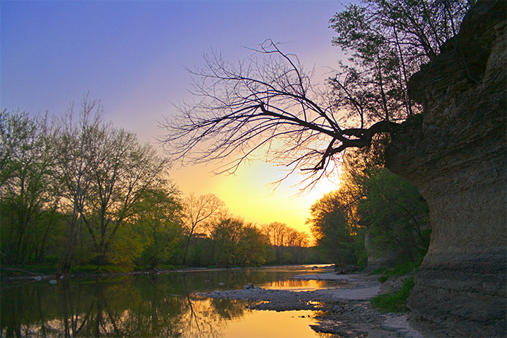 Indiana sunset