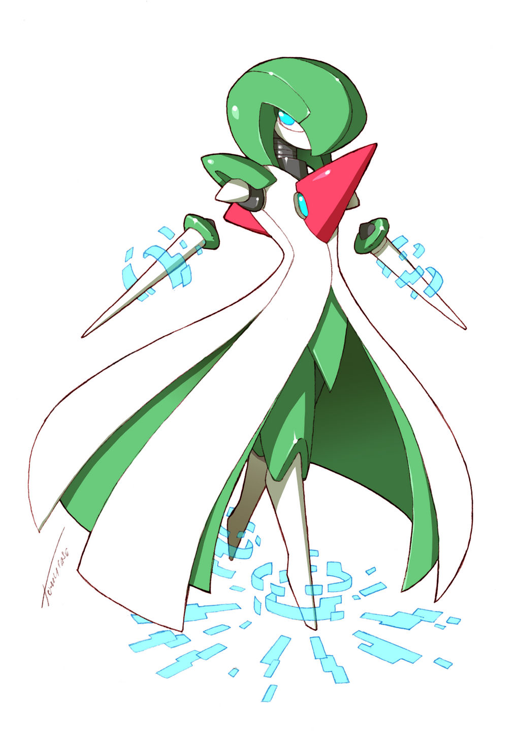 Model Gardevoir Form by Zohaku on DeviantArt