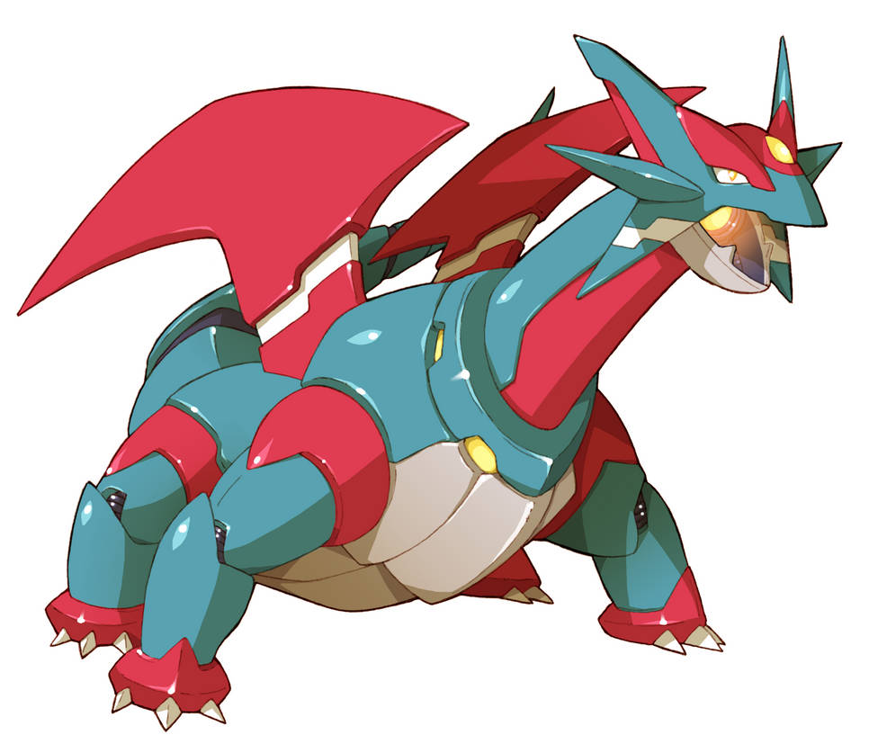Model Salamence form by Zohaku on DeviantArt