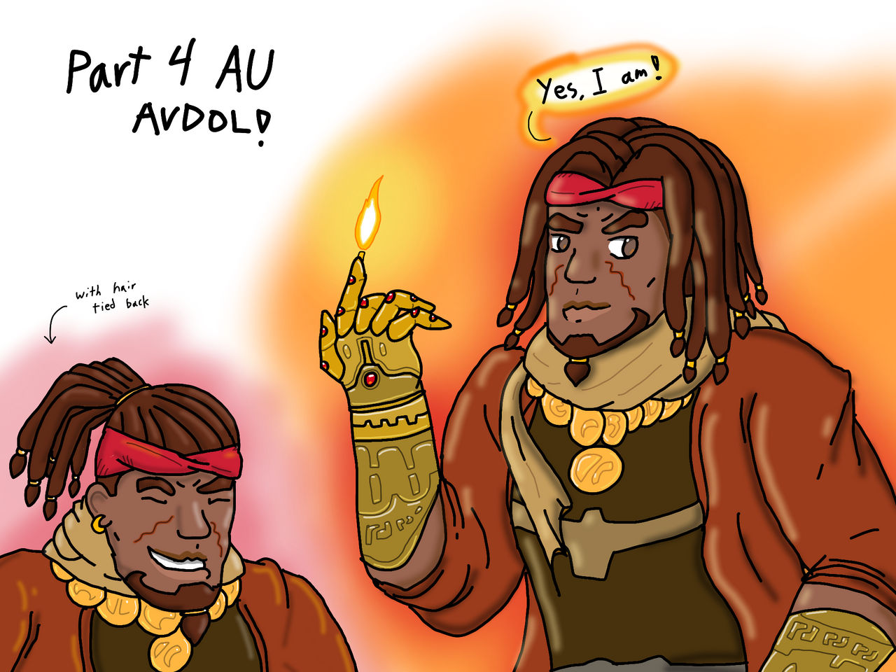 Avdo Part 4 AU Mohammed Avdol by ConnorDioda on DeviantArt